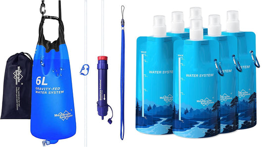 6L Gravity Water Filter Kit