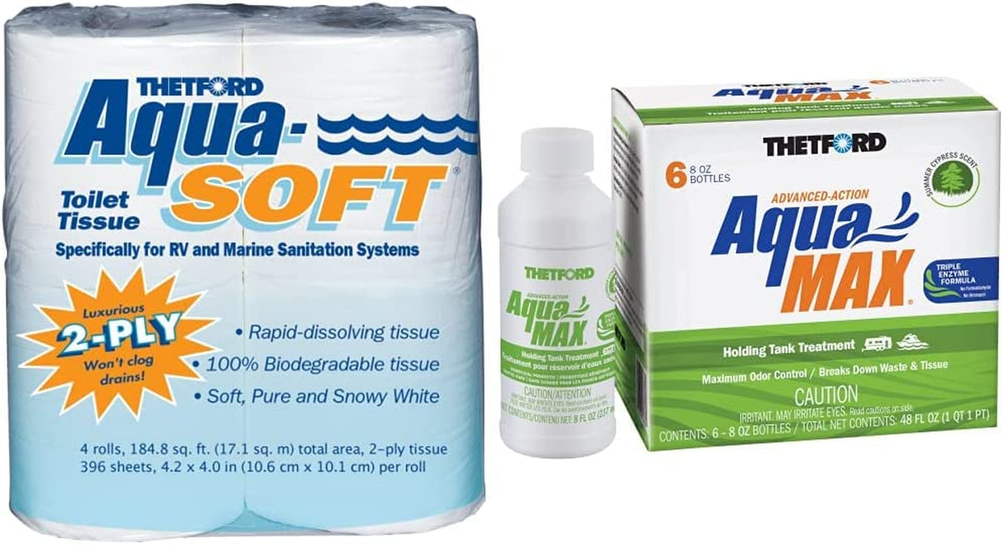 Aqua-Soft Toilet Tissue - Toilet Paper for RV and Marine