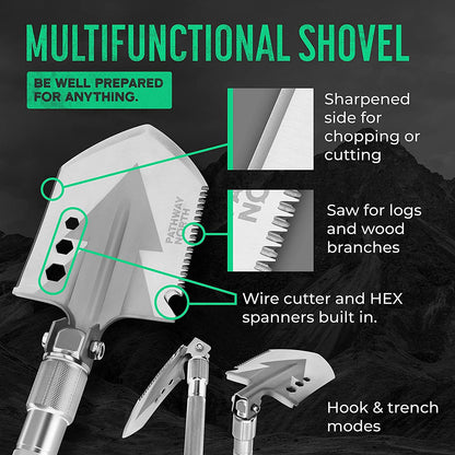 Survival Shovel and Camping Axe