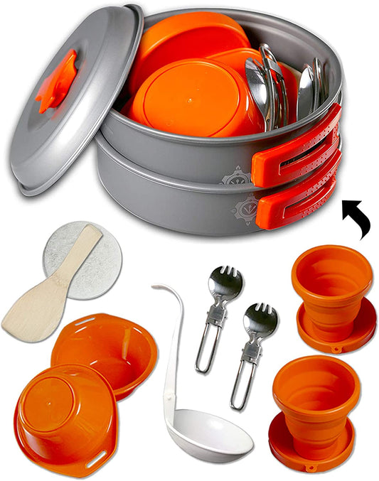 Ultra Compact Camping Cookware Kit