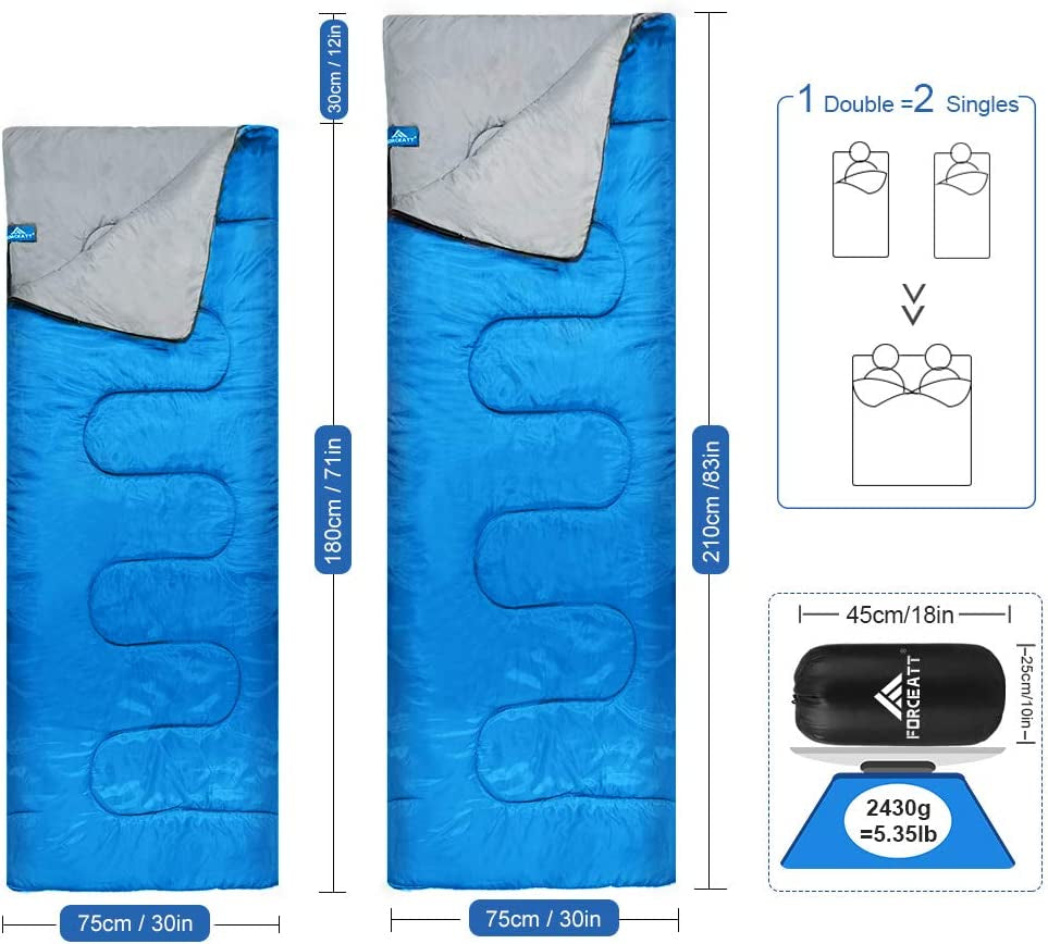 Lightweight Double Sleeping Bag