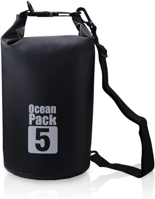 Dry Sack/Waterproof Bag (Black, 10L)