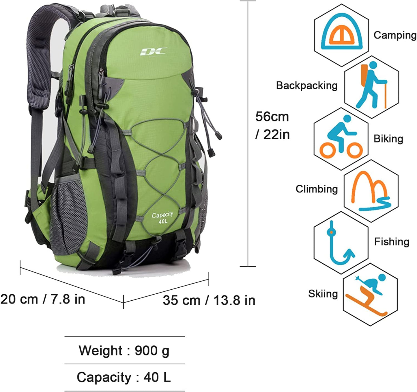 Waterproof Hiking Backpack