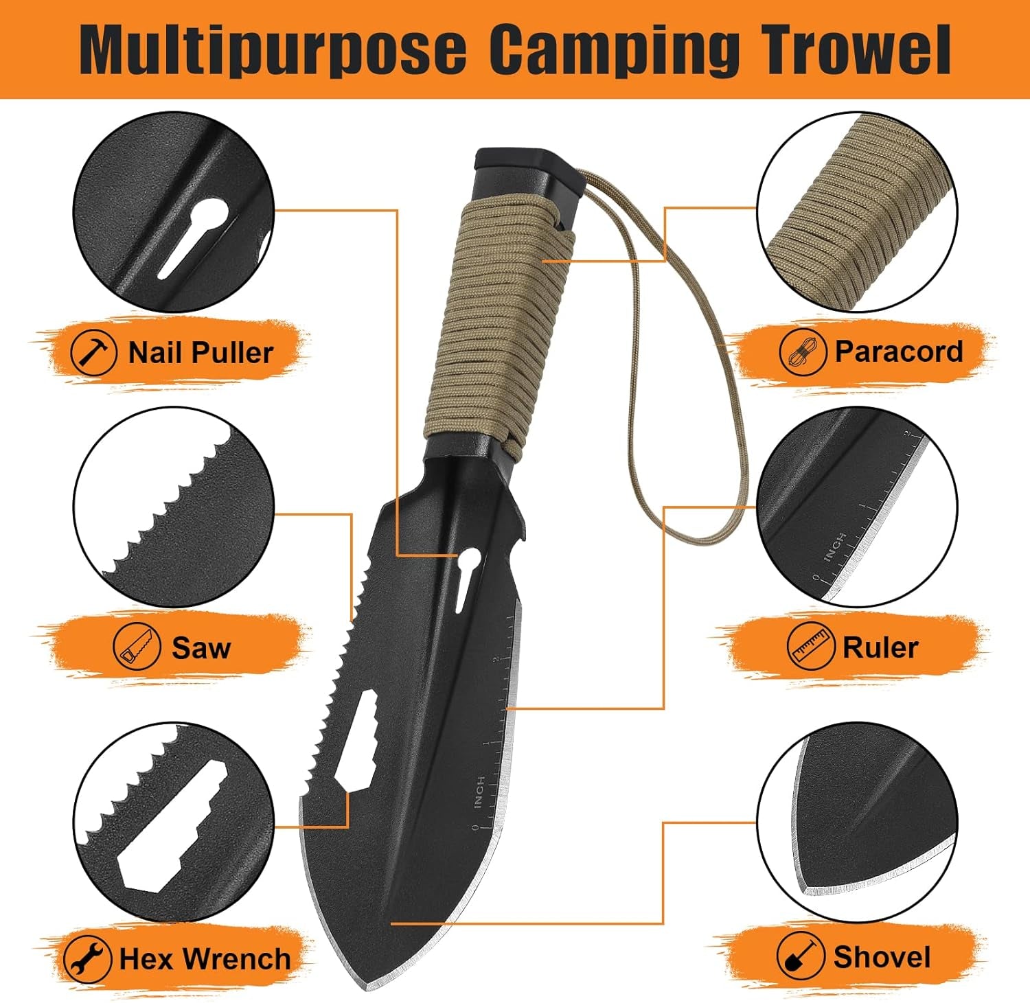 Backpacking Trowel Camping Shovel