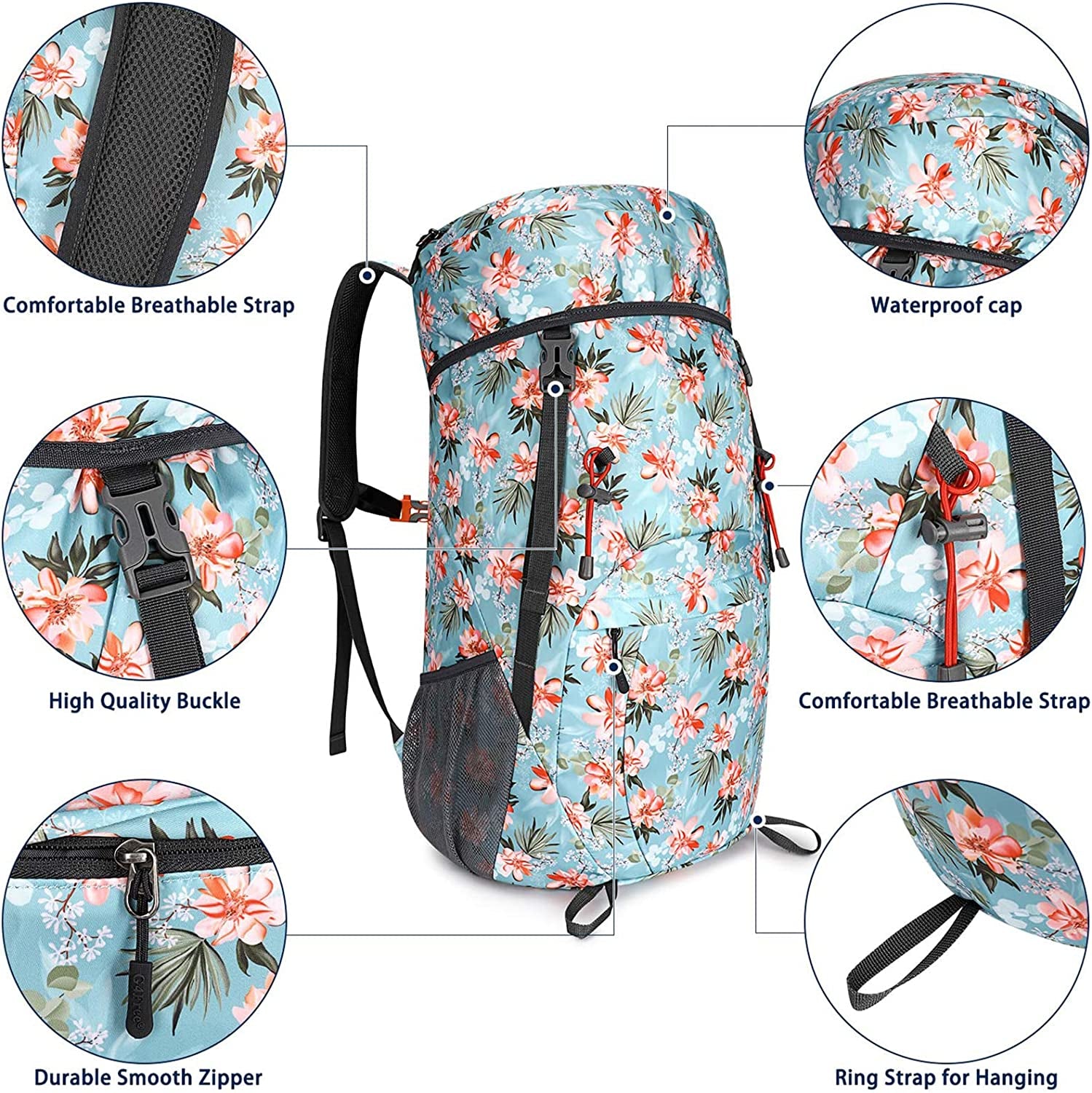 Lightweight Packable Hiking Backpack