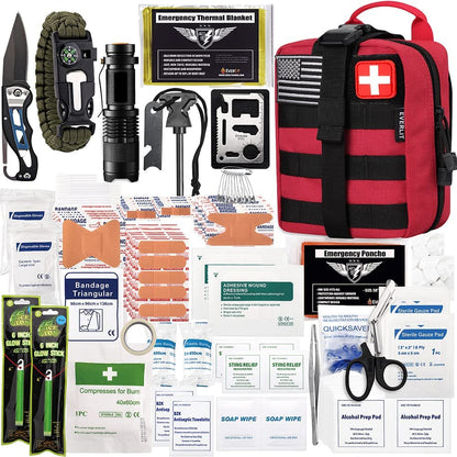 250 Pieces Survival First Aid Kit